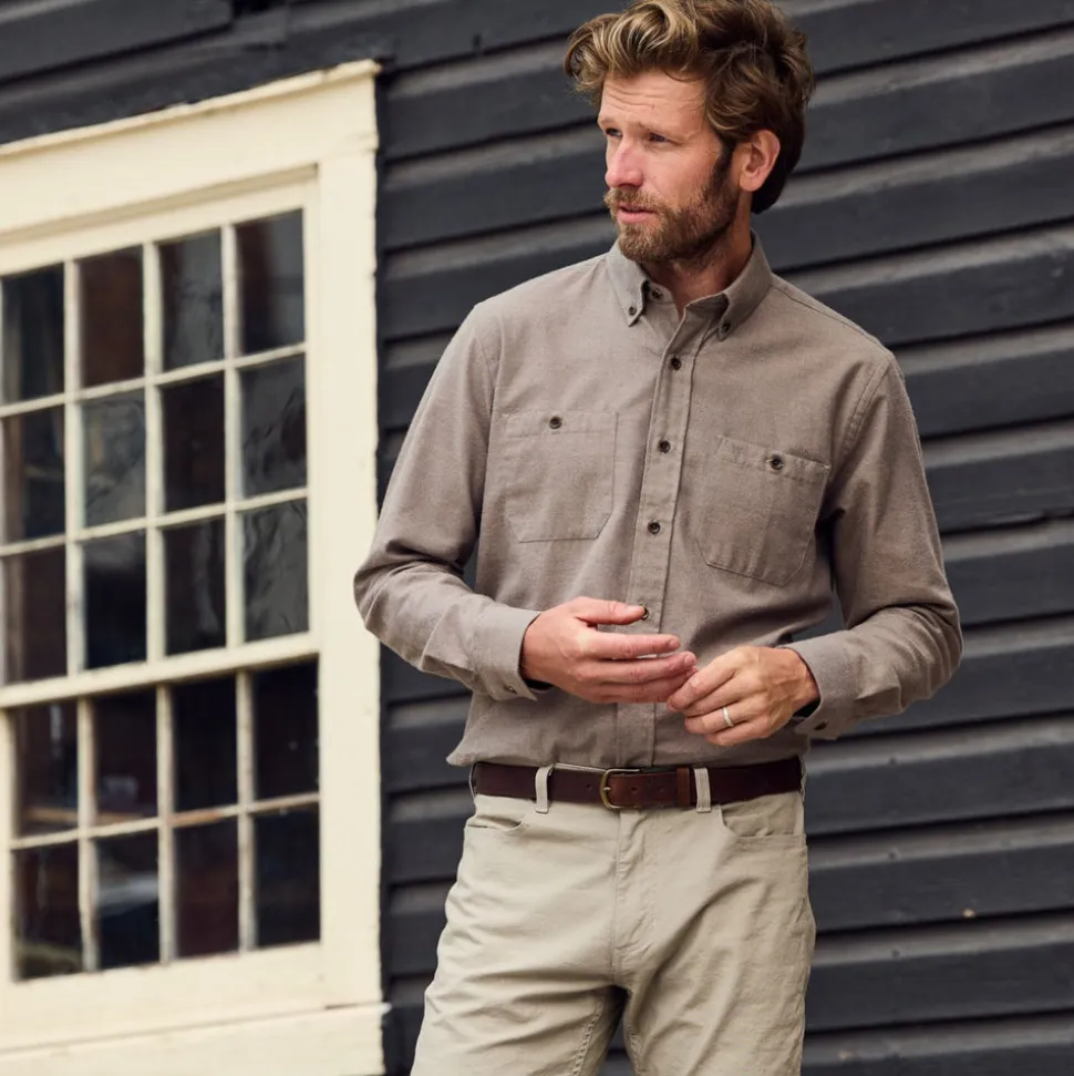 Brushed Cotton Twill Shirt