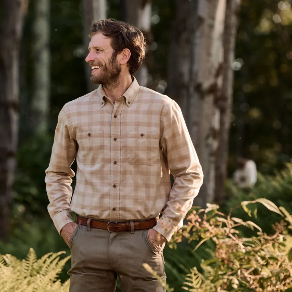 Brushed Cotton Twill Shirt