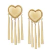 Brushed Party Harty Earrings