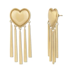 Brushed Party Harty Earrings