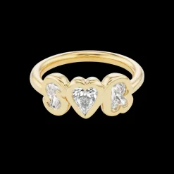 Bubble Bezel Diamond True Love Ring