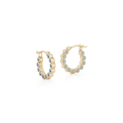 Bubble Double-Sided Hoops in Small