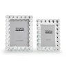 Bubbles Crystal Glass Photo Frame, Set of 2