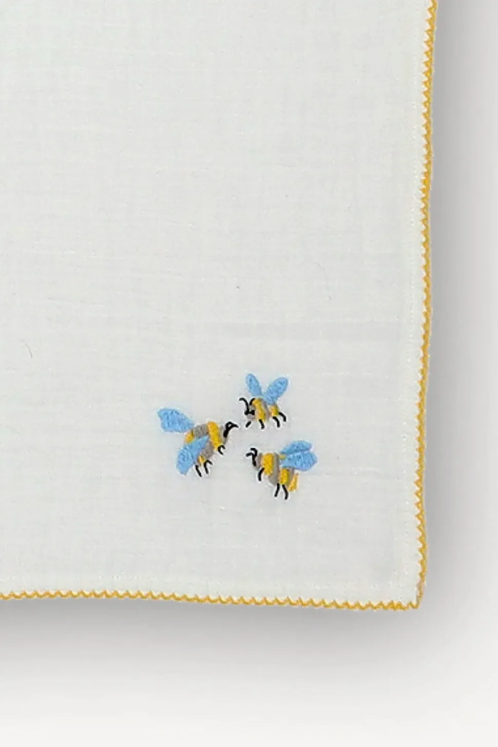 Bumblebee Embroidered Shawl Blanket