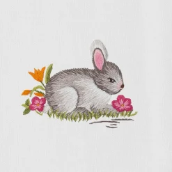 Bunny Gray Napkin