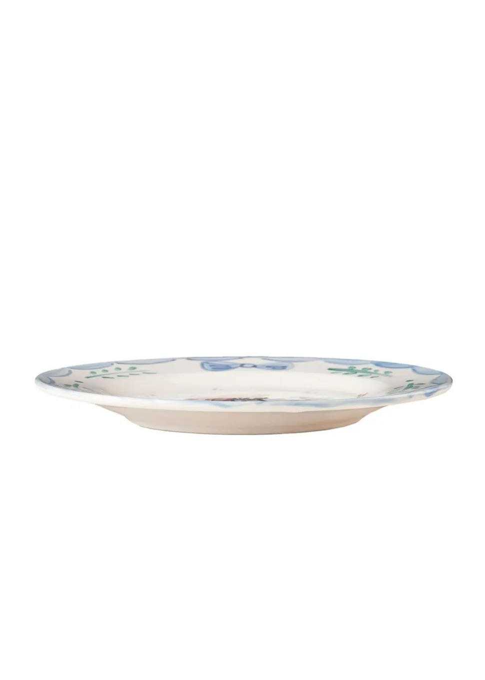 Bunny Plate in Blue, 7.5"