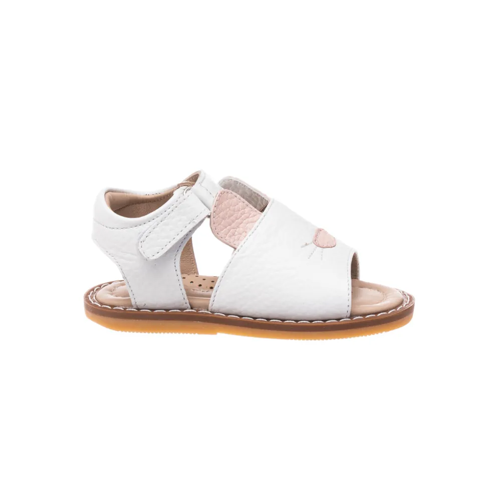 Bunny Sandal Toddler White