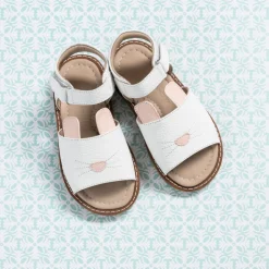 Bunny Sandal White