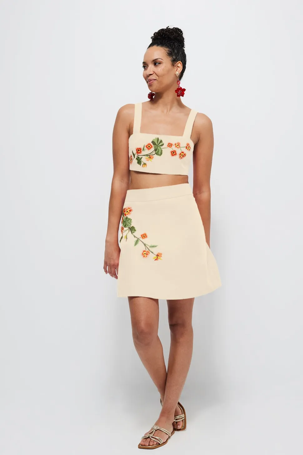 Burcu Skirt Set