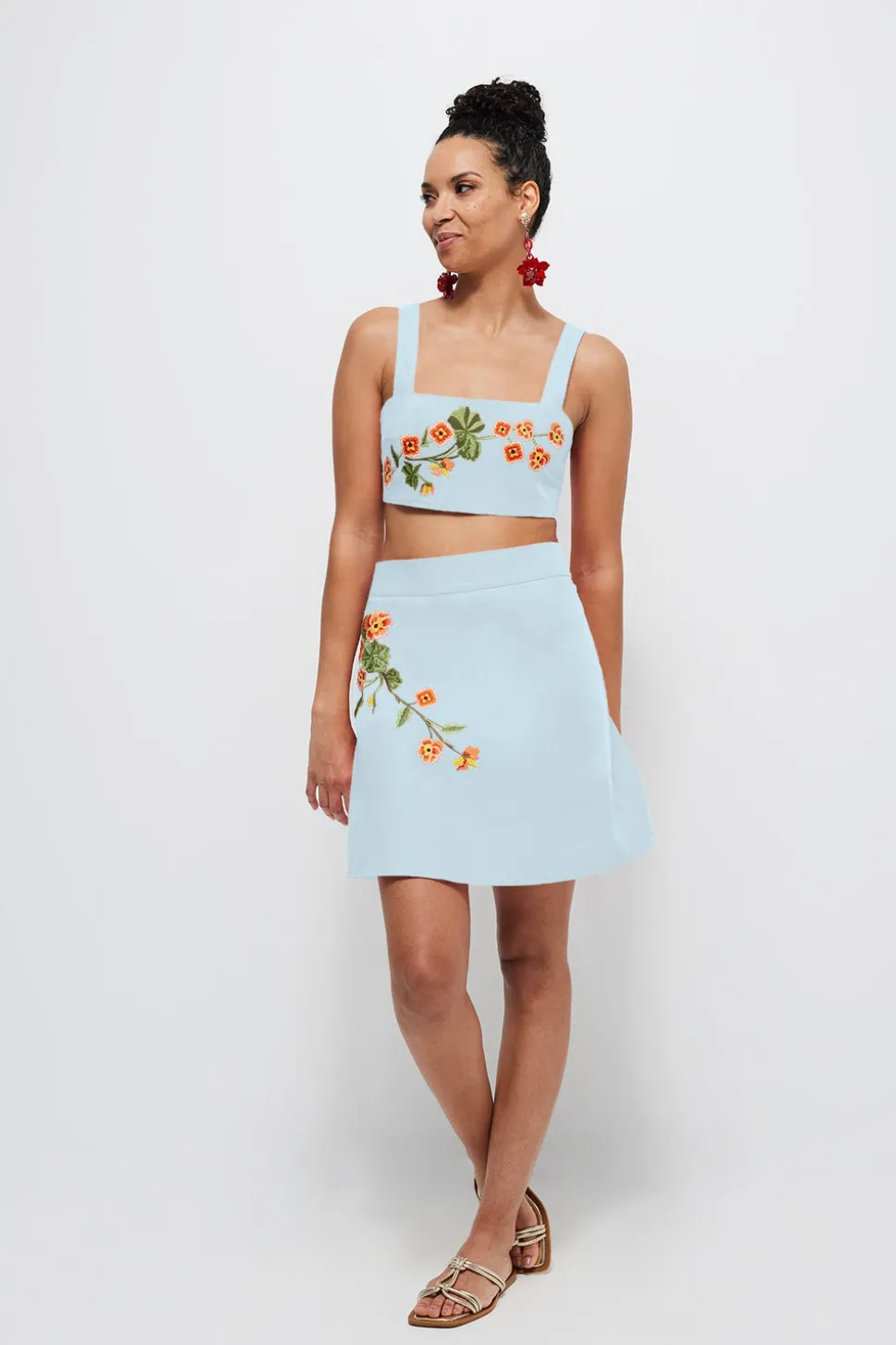 Burcu Skirt Set
