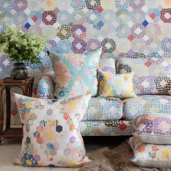 Butter Diamond Quilt Pillow