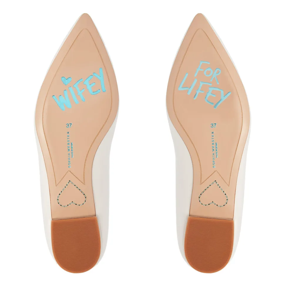 Butterfly Embellished Flat