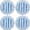 Cabana Stripe Melamine Dinner Plate, Set of 4 in Ocean