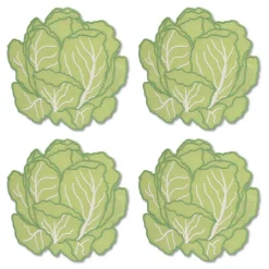 Cabbage Cocktail Napkins, Set of 4