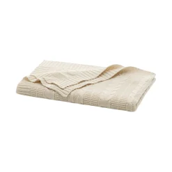 Cable Knit Baby Blanket in Natural