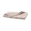 Cable Knit Baby Blanket in Dusty Rose