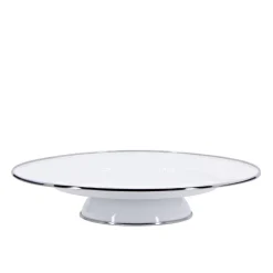Cake Plate in Solid White