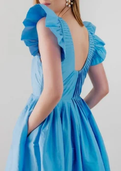 Calatheas Dress in Cornflower Blue