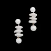 Callie Earrings in White