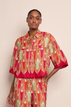 Calvia Shirt in Lana Egret