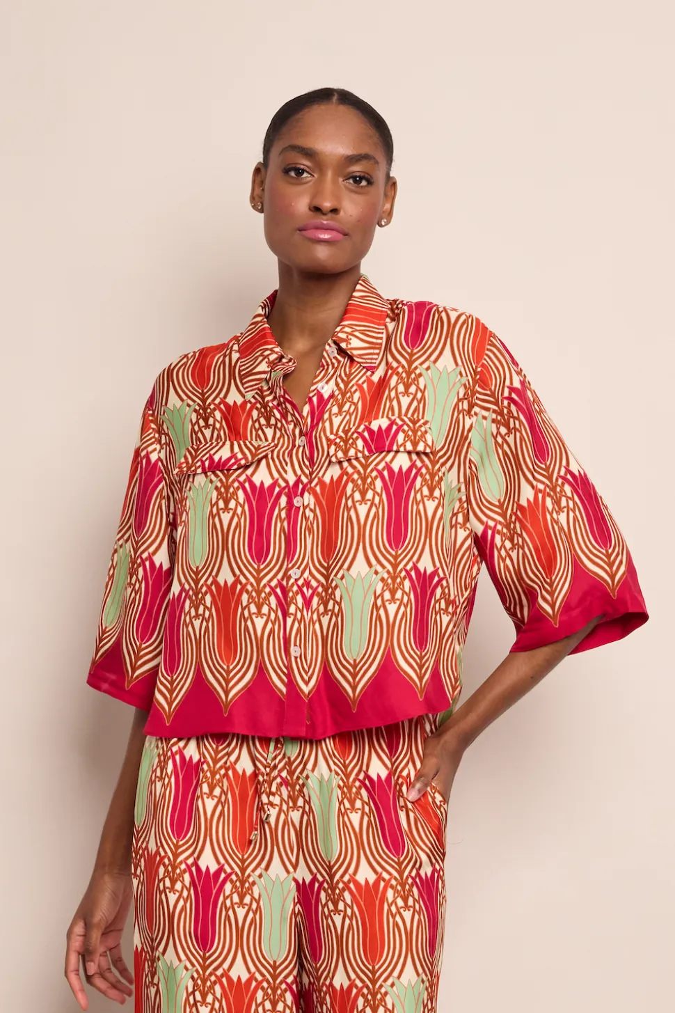 Calvia Shirt in Lana Egret