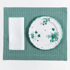 Camaieu Dinner Plate in Vert
