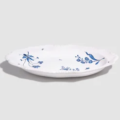 Camaieu Medium Oval Dish in Azur