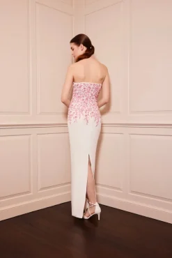Camelia Gown with Embroidery