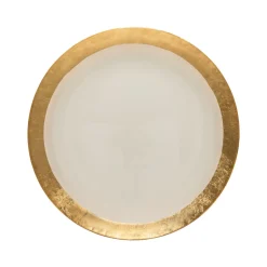 Camilla Collection Charger Plates in Gold, Set of 6