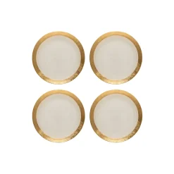 Camilla Collection Charger Plates in Gold, Set of 6