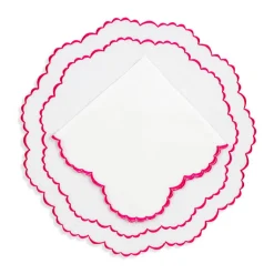 Camille Linen Placemats and Napkins, Set of 12