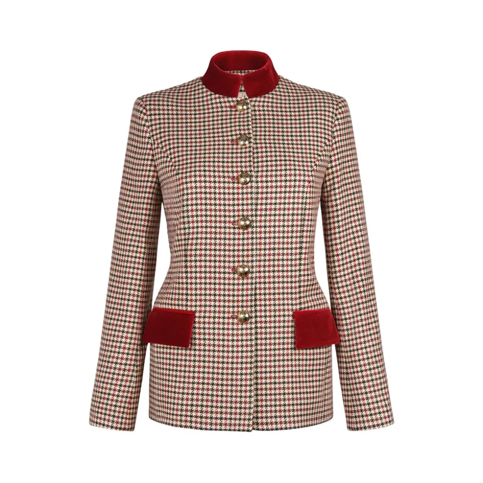 Camille Rosso in Plaid