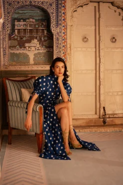 Campo Dress in Blue