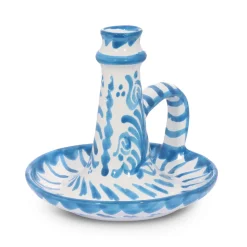 Candlestick With Hand Painted Designs