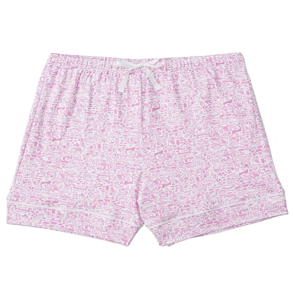 Cape Cod Women's Button Front Short Pajama Set