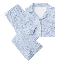 Cape Cod Women's Button Front Long Pajama Set