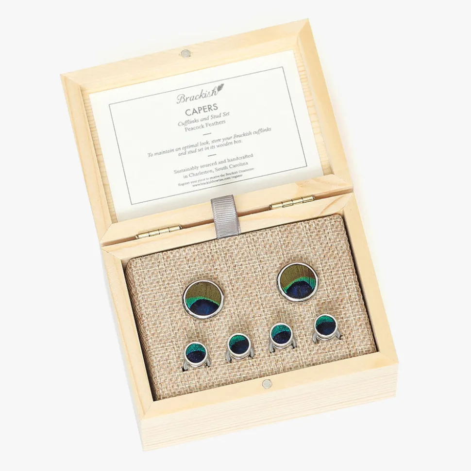 Capers Cufflink & Studs Set