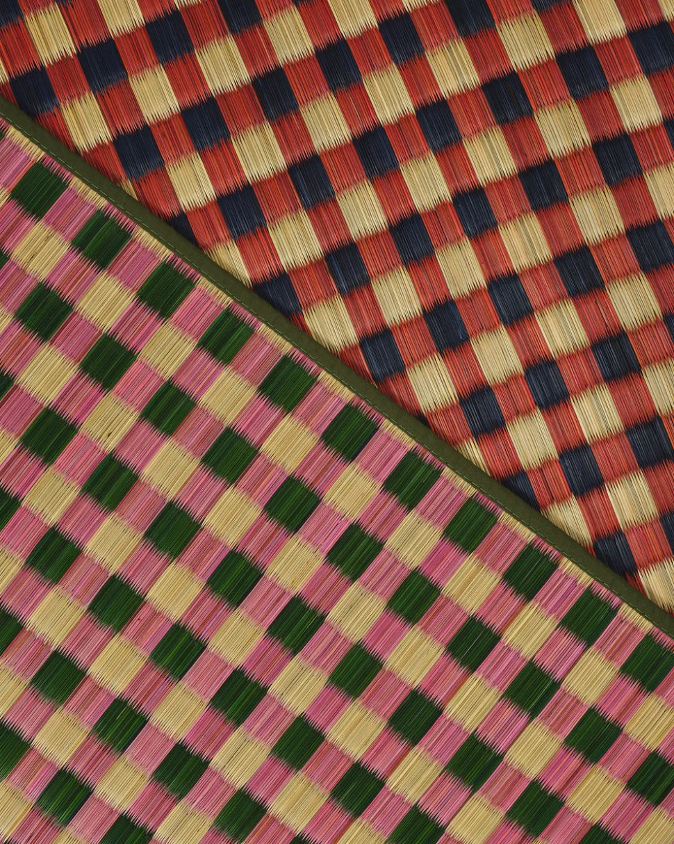 Capri Placemat, Pink and Green