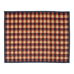 Capri Placemat, Red and Blue