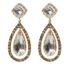 Caprice Cushion Pear Floating Earring
