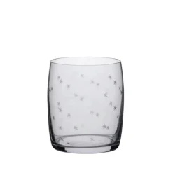 Carafe Glasses with Stars Design, Set of Four