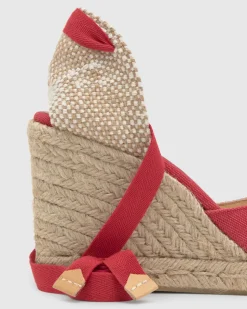 Carina 8 in Carmine Red Cotton