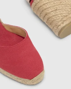 Carina 8 in Carmine Red Cotton