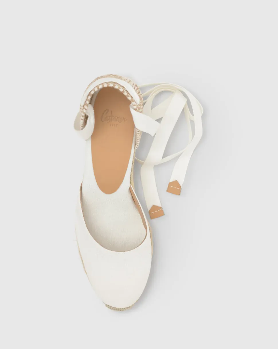 Carina 6 in White Cotton