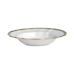 Carlton Gold Rimmed Soup Bowl