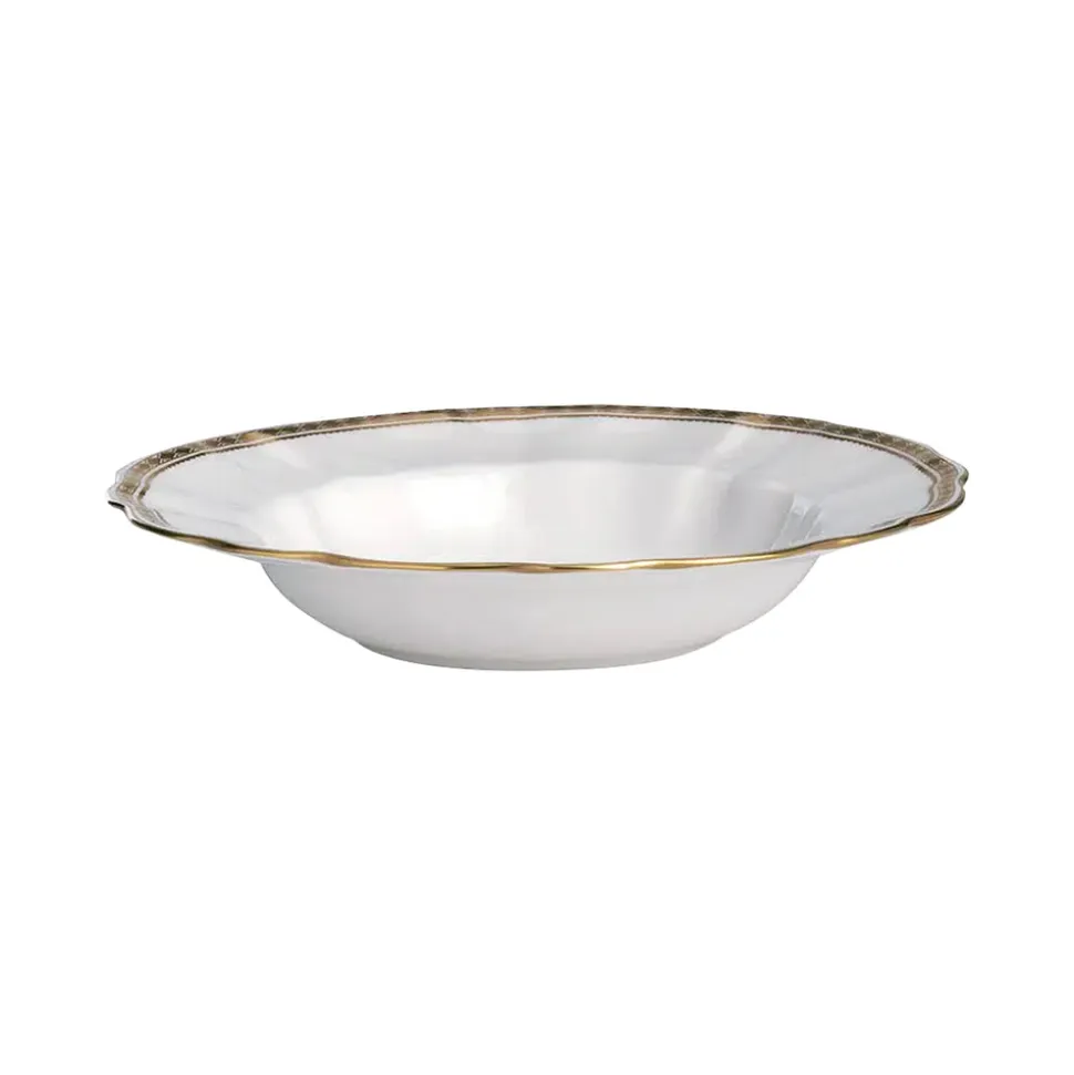Carlton Gold Rimmed Soup Bowl