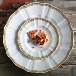 Carlton Gold Rimmed Soup Bowl