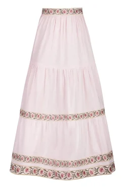 Carnation Ruffle Skirt Pink