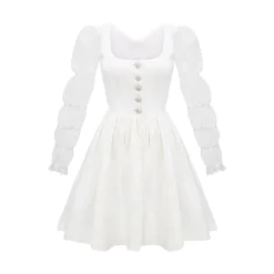 Carolina Dress in White