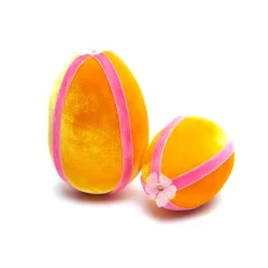 Carrot Ribbon Trimmed Egg